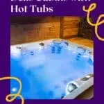 a pin with a cabin with hot tub in Wisconsin dells.