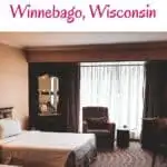 a pin with a bedroom at a resort on Lake Winnebago, Wisconsin