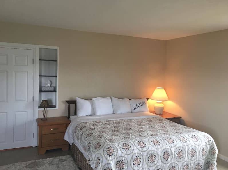 bedroom with cozy bed at Home near Granite Peak, Wausau, Wisconsin
