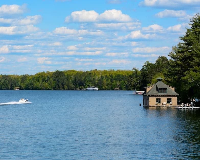 standard studio right on the lake at one of the best Airbnbs in Minocqua, Wisconsin