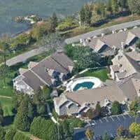 aerial view of one of the best places Where To Stay On Lake Michigan