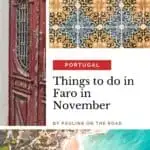 pin with different impressions from faro, algarve