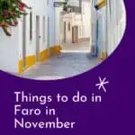 pin with a view on streets of faro