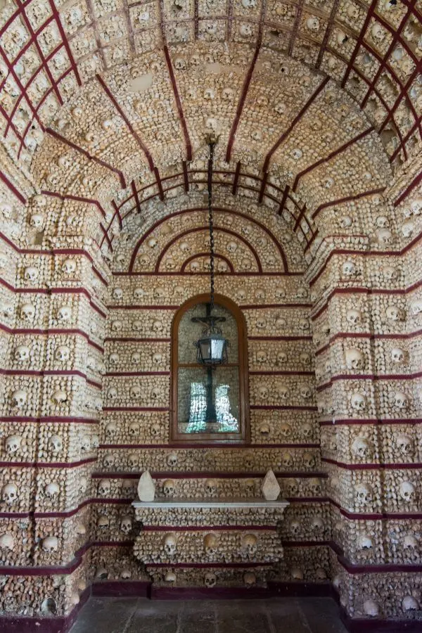 Igreja do Carmo or Carmo Church Famous Bone Chapel Faro, Algarve, Portugal