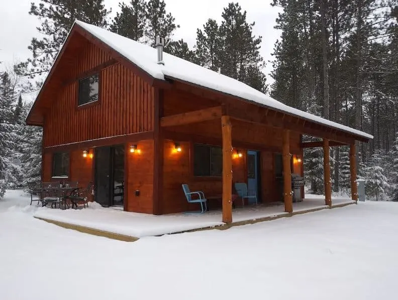Newly Built Trailside Chalet in the Brook in Hayward, WI, ski cabins in Wisconsin