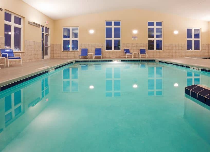 indoor pool at the Holiday Inn Express & Suites in Antigo, Wi
