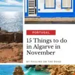 a pin with 3 impressions from algarve in november