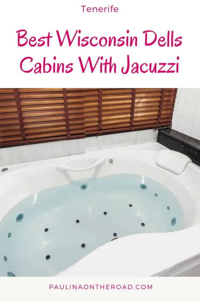 a pin with a hot tub at one of the best Wisconsin Dells Cabins With Jacuzzi
Wisconsin Dells Cabins With Jacuzzi. 