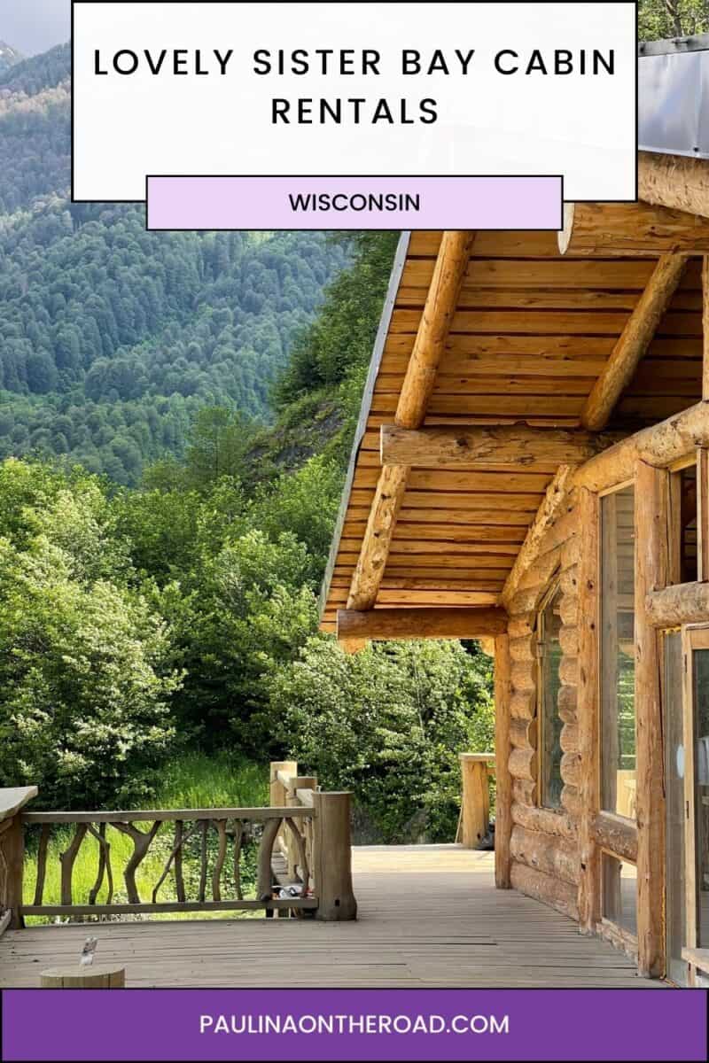 10 Beautiful Sister Bay Cabin Rentals Paulina on the road