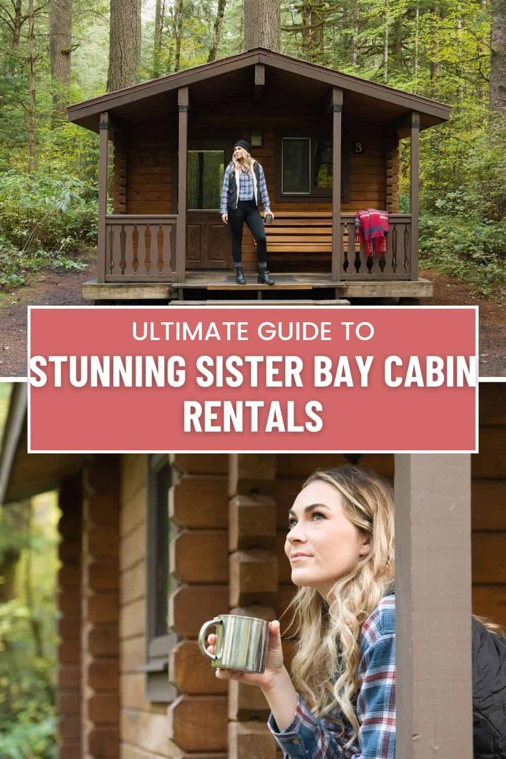 10 Beautiful Sister Bay Cabin Rentals Paulina on the road