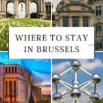 the arch of triumph in brussels, brussels city hall, atom statue, grand palace brussels
