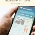 a phone screen with a booking flight application open
