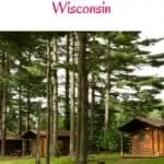 a pin with a few Small Cabin Rentals Wisconsin