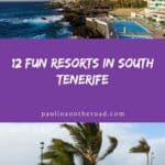 a pin with 2 photos related to Resorts in South Tenerife