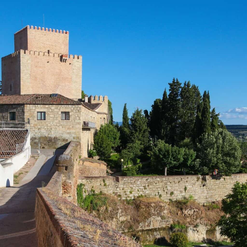 Castle of Henry II of Castille in Ciudad Rodrigo in Spain
