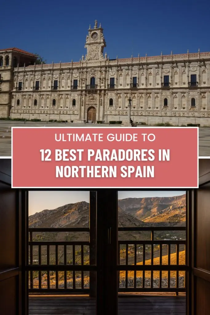 a pin with 2 photos related to Best Paradores in Northern Spain