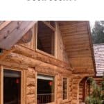 a pin with a log cabin, unique places to stay in door county