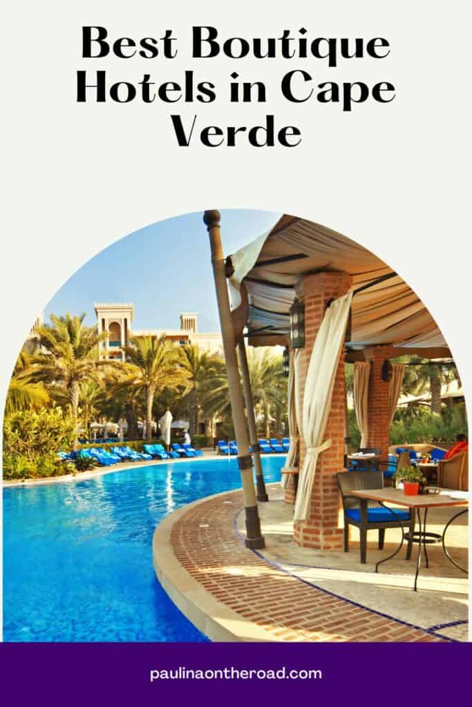 a pin with a pool bar at Boutique Hotels in Cape Verde