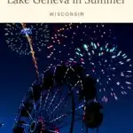 fireworks and ferris wheel during the night