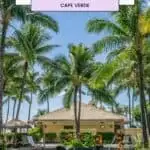 a pin with a pool area at one of the Best Cape Verde Resorts