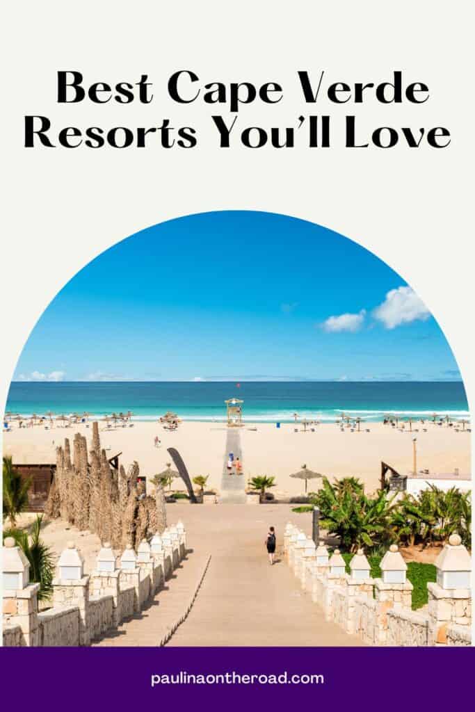 a pin with a beach in Cape verde. Best Cape Verde Resorts