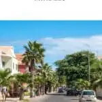 a pin with a street in Mindelo. Best Hotels in Mindelo