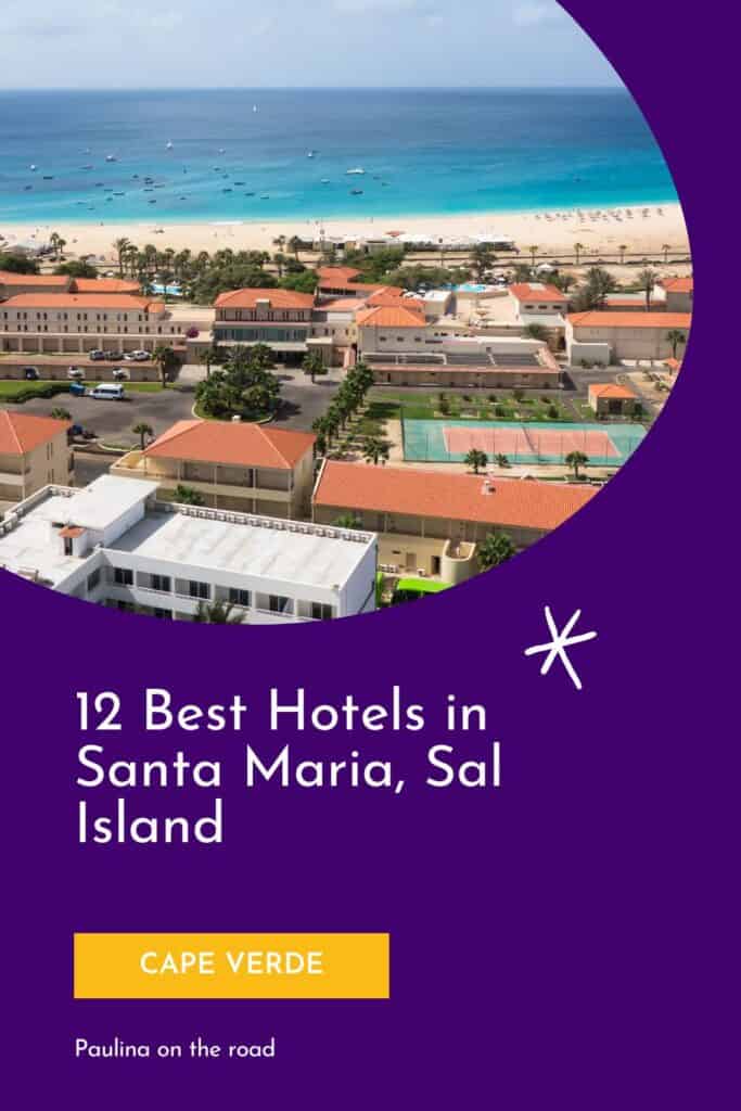 a pin with some of the Best Hotels in Santa Maria seen from above. 