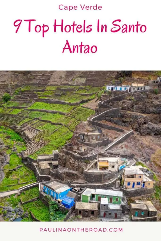 a pin with one of the best hotels in Santo Antao