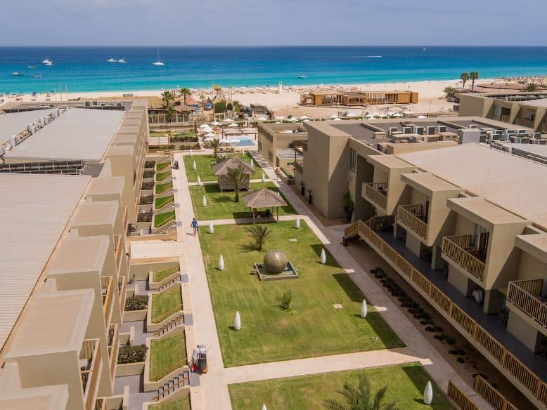 Hotel Oasis Salinas Sea in Santa Maria on the beach in Cape Verde