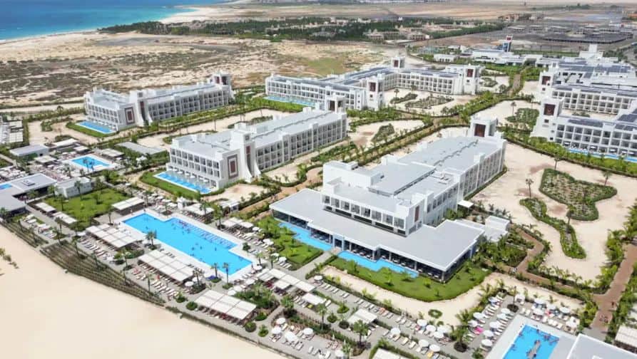 Hotel Riu Palace, Santa Maria, Sal seen from above