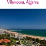 a pin with a beach hotel. where to stay in vilamoura