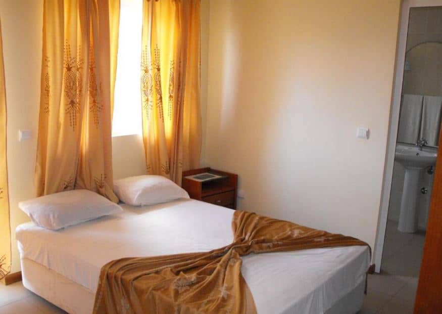 bedroom at Hotel Lazareto in Mindelo, Cape Verde