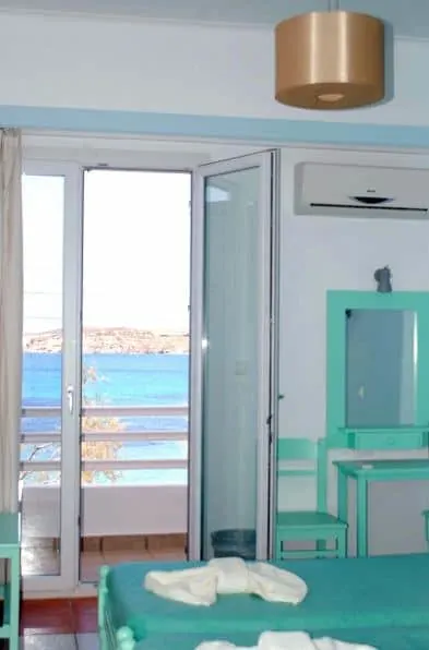 room with sea view at Hotel Paros in greece