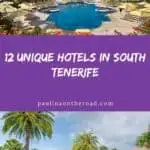 a pin with 2 photos related to Hotels In South Tenerife