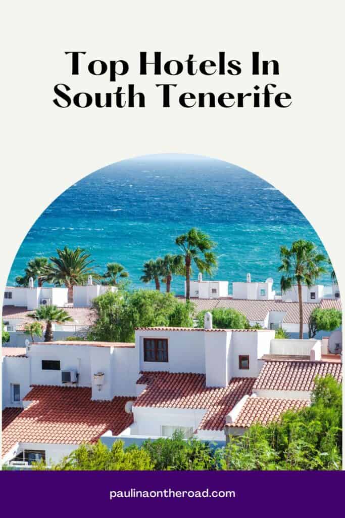 a pin with one of the Hotels In South Tenerife