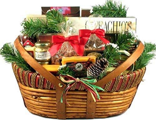 Holidays Meat and Cheese Gift Basket Filled with Wisconsin Sausages and Cheeses and So Much More for Christmas (Large), 10 Pounds (Pack of 1)