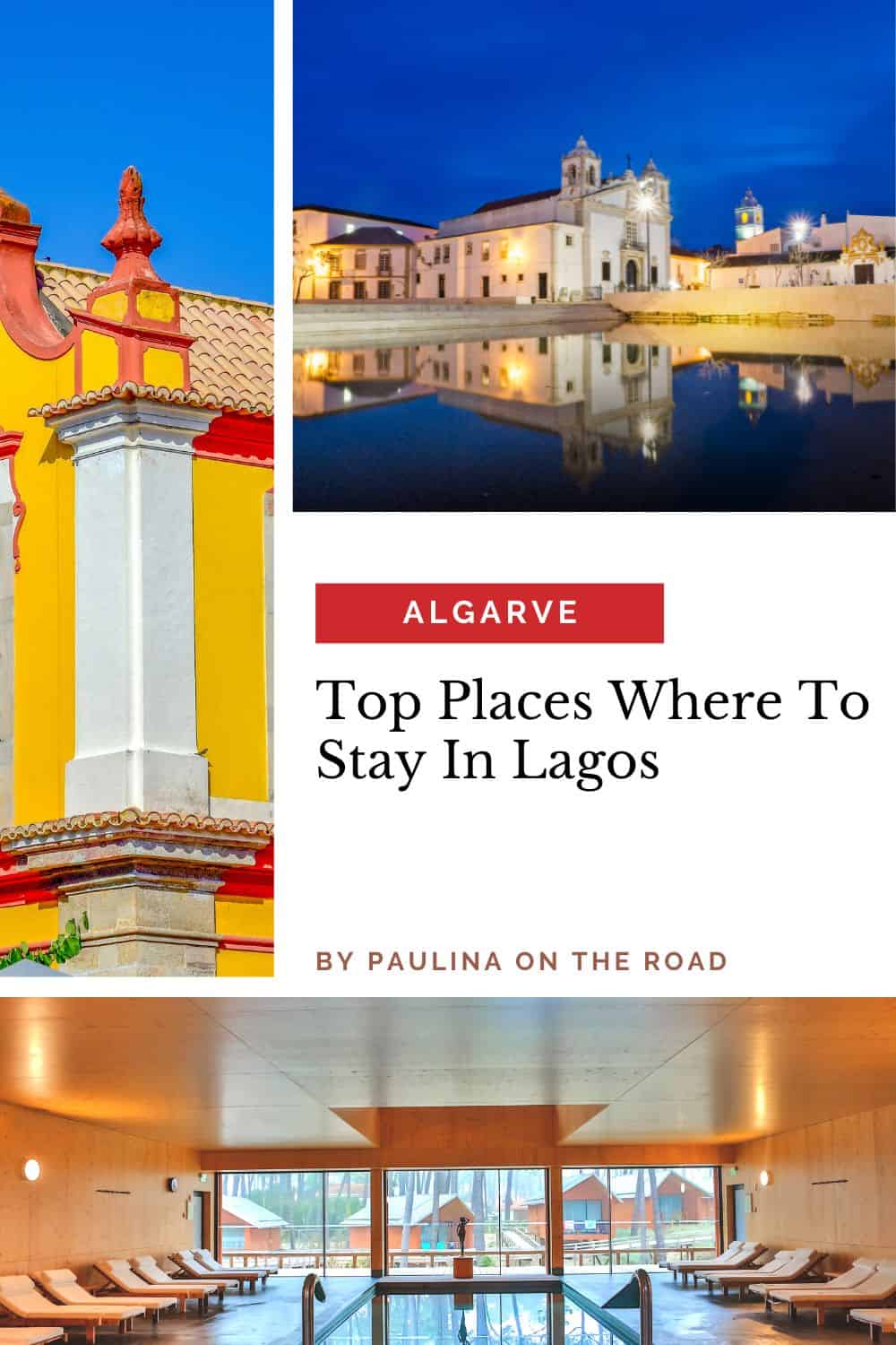 a pin with 3 photos with Lagos. where to stay in lagos