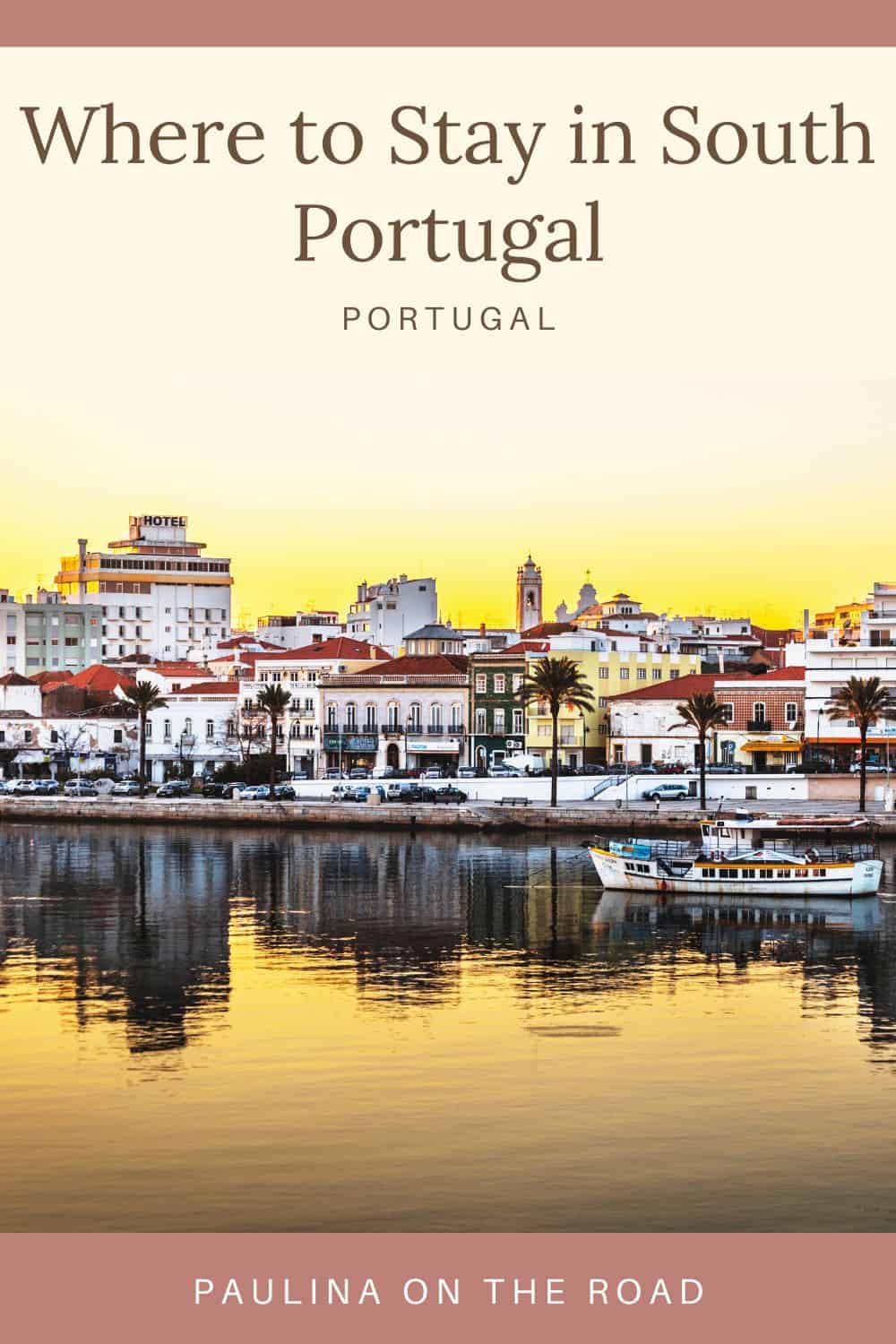 where to stay in South Portugal a pin with a port in Portugal. Where to Stay in South Portugal