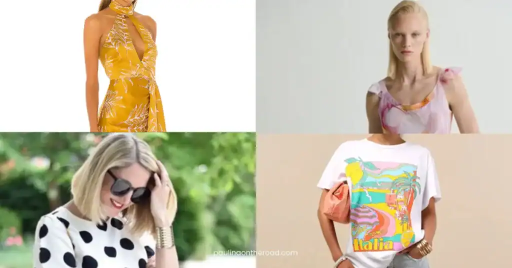 Cute Greece outfit ideas featuring summer dresses, casual tops, and stylish travel looks