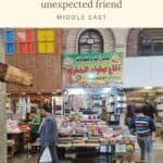 a market place in Iraq with a stall full of items