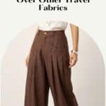 closeup of brown pants