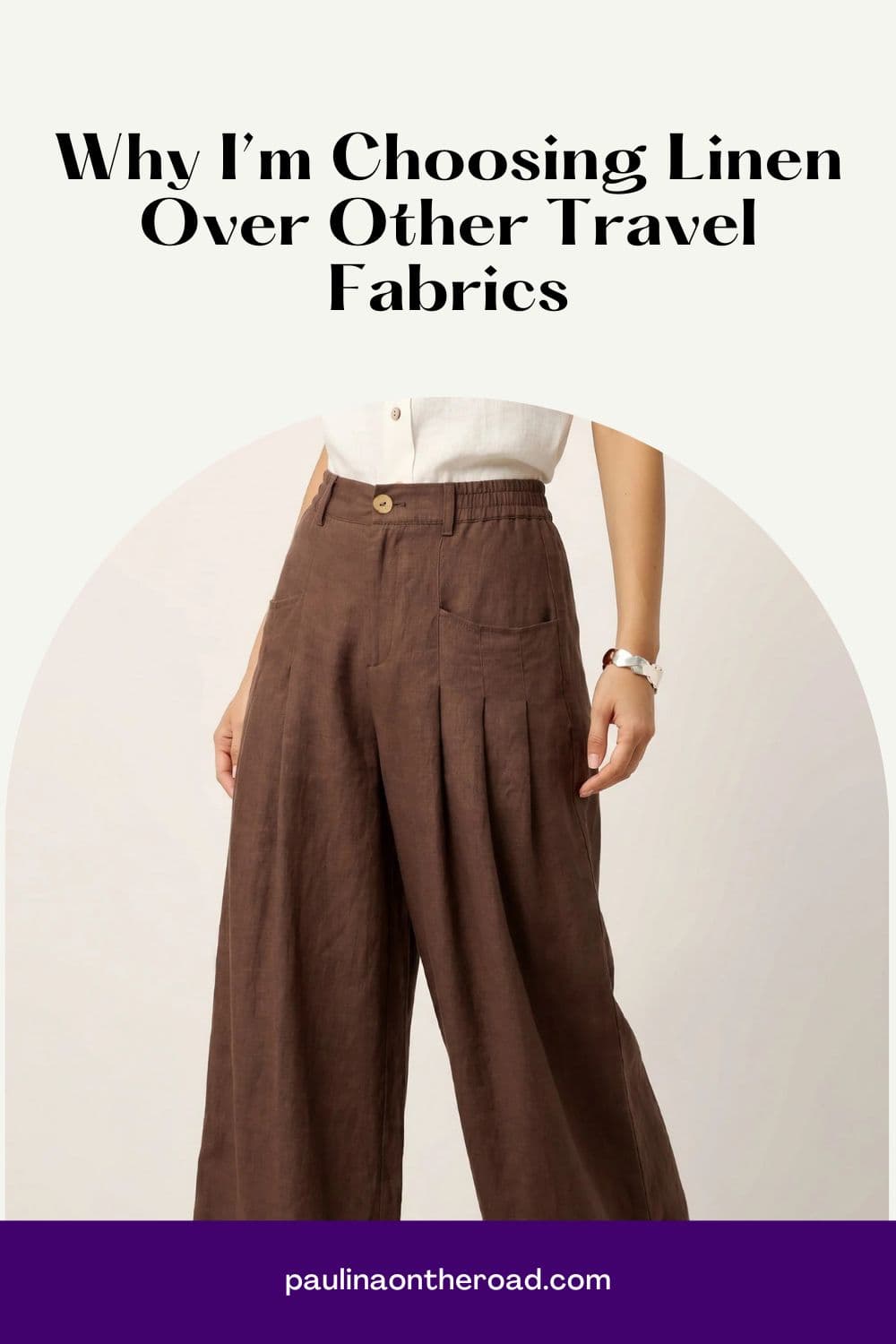 closeup of brown pants